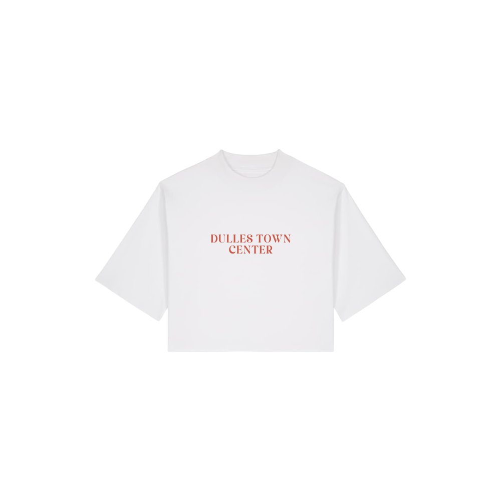 Women's cropped t-shirt EMBROIDERY Dulles Town Center